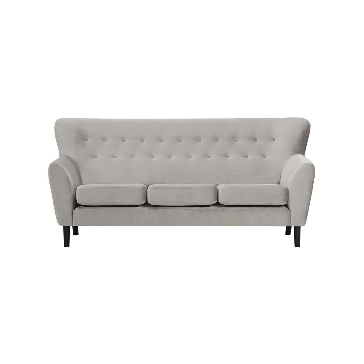 Zamba 3 Seater Sofa, silver - image 1