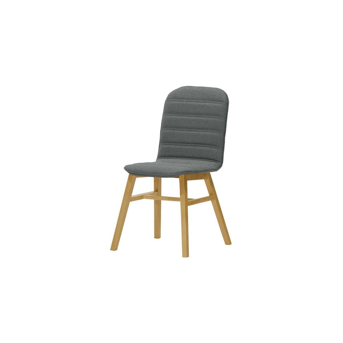 Dao Dining Chair, dark grey, Leg colour: like oak - image 1