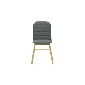 Dao Dining Chair, dark grey, Leg colour: like oak - thumbnail 2