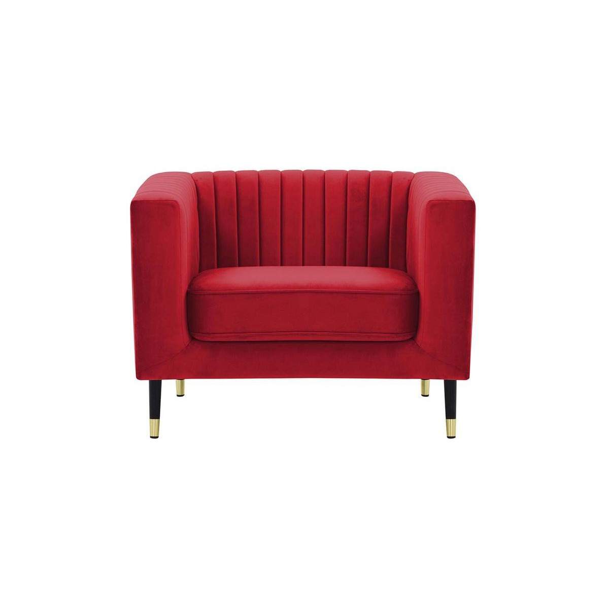 Slender Armchair, dark red - image 1