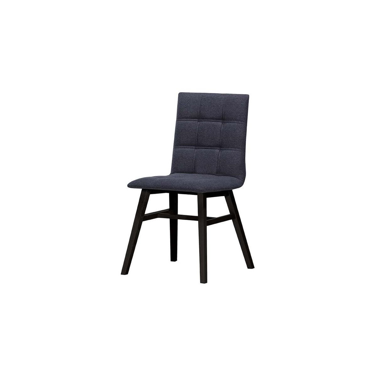 Fafa Dining Chair, navy blue, Leg colour: black - image 1