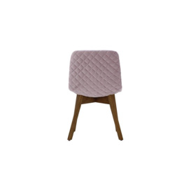 Felton Dining Chair Beech, lilac, Leg colour: dark oak - thumbnail 2