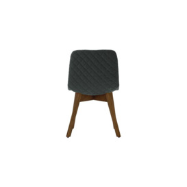 Felton Dining Chair Beech, graphite, Leg colour: dark oak - thumbnail 2