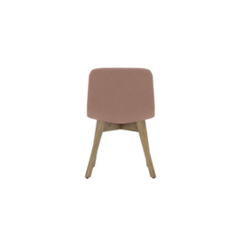 Giza Dining Chair Beech, pastel pink, Leg colour: like oak - thumbnail 3
