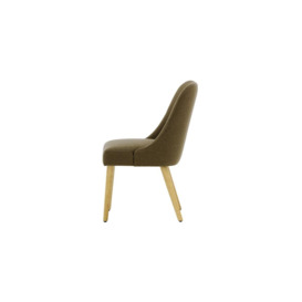 Albion Dining Chair, brown, Leg colour: like oak - thumbnail 3