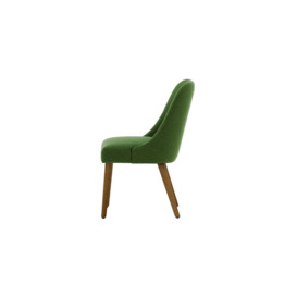 Albion Dining Chair, green, Leg colour: dark oak - thumbnail 3