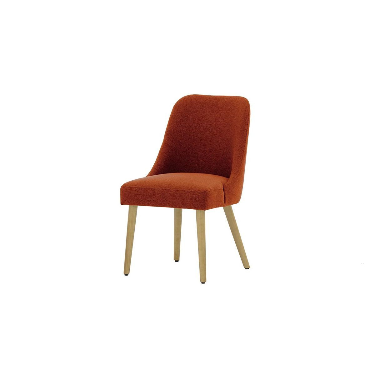 Albion Dining Chair, red, Leg colour: like oak - image 1