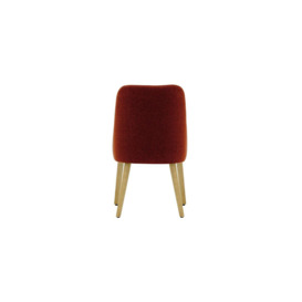Albion Dining Chair, red, Leg colour: like oak - thumbnail 2