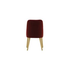 Albion Dining Chair, burgundy, Leg colour: like oak - thumbnail 2