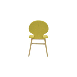 Altay Dining Chair, yellow, Leg colour: like oak - thumbnail 2