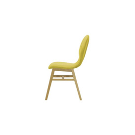 Altay Dining Chair, yellow, Leg colour: like oak - thumbnail 3