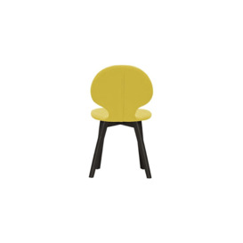 Mya Dining Chair, yellow, Leg colour: black - thumbnail 2