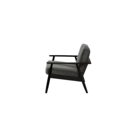 Demure 2 Seater Sofa, graphite, Leg colour: black - thumbnail 3
