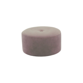 Flair Medium Round Pouffe 1 Button, lilac