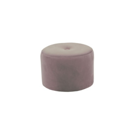 Flair Small Round Pouffe 1 Button, lilac