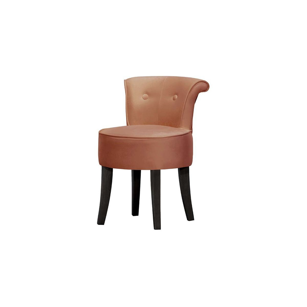 Barto Chair, dirty pink, Leg colour: black - image 1