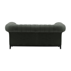 Chesterfield Grand 2 Seater Sofa, graphite, Leg colour: black - thumbnail 2
