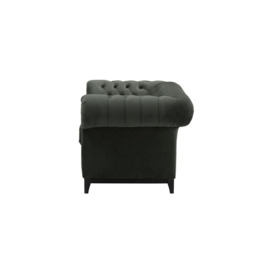 Chesterfield Grand 2 Seater Sofa, graphite, Leg colour: black - thumbnail 3