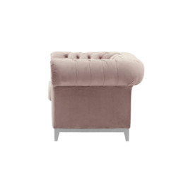 Chesterfield Grand Armchair, lilac, Leg colour: white - thumbnail 3