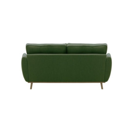 Zinola 3 Seater Sofa, green, Leg colour: wax black - thumbnail 2