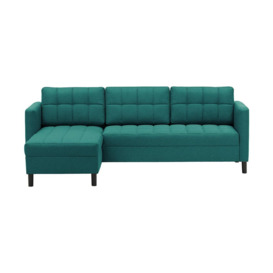 Ludo Universal Corner Sofa Bed, turquoise - thumbnail 1