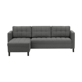 Ludo Universal Corner Sofa Bed, dark grey - thumbnail 1