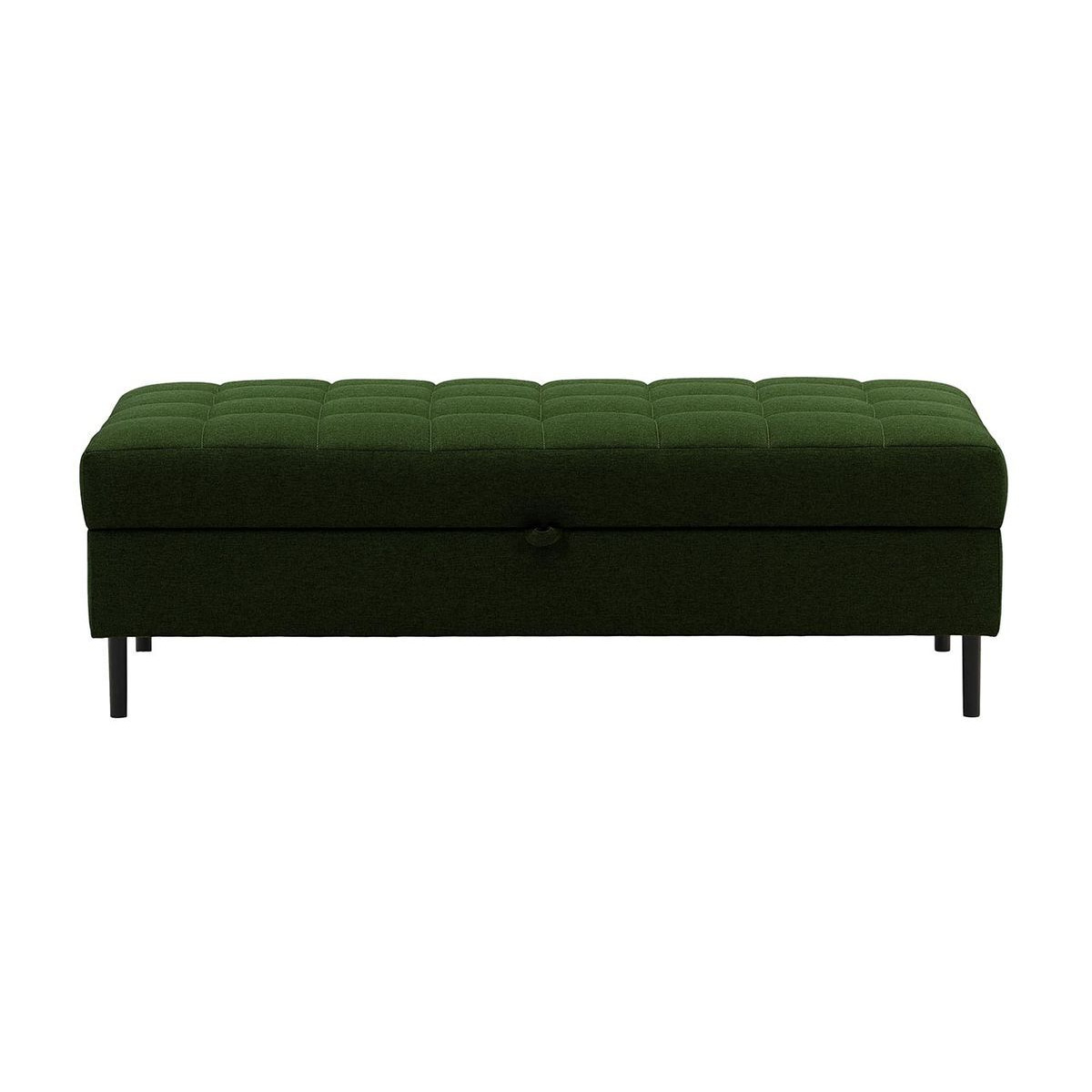 Ludo Footstool with Storage, dark green - image 1