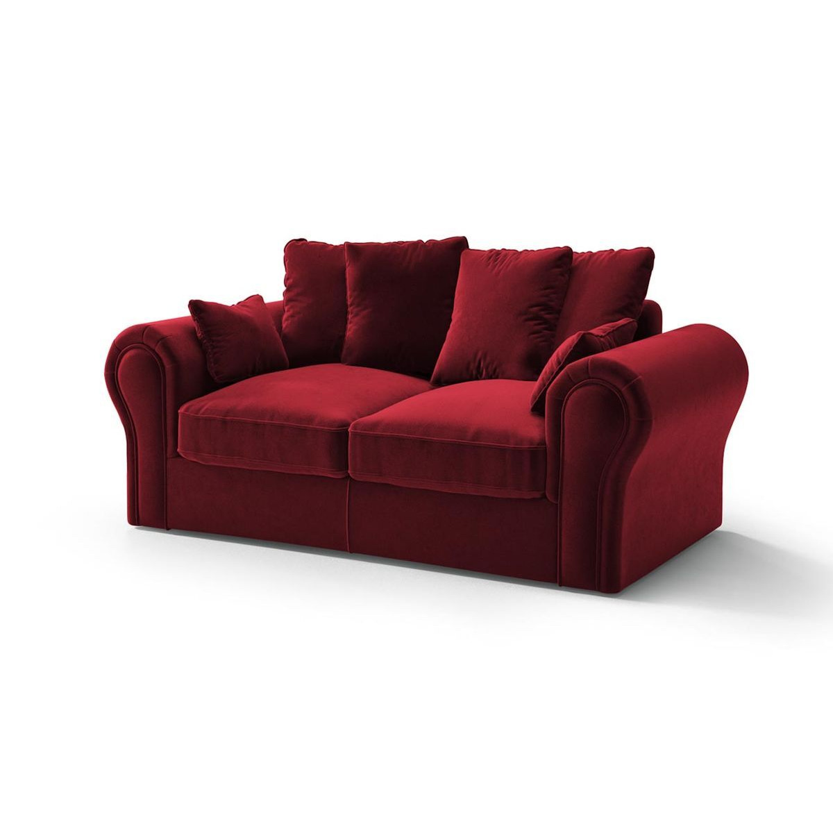 Baron 2 Seater Sofa, dark red - image 1