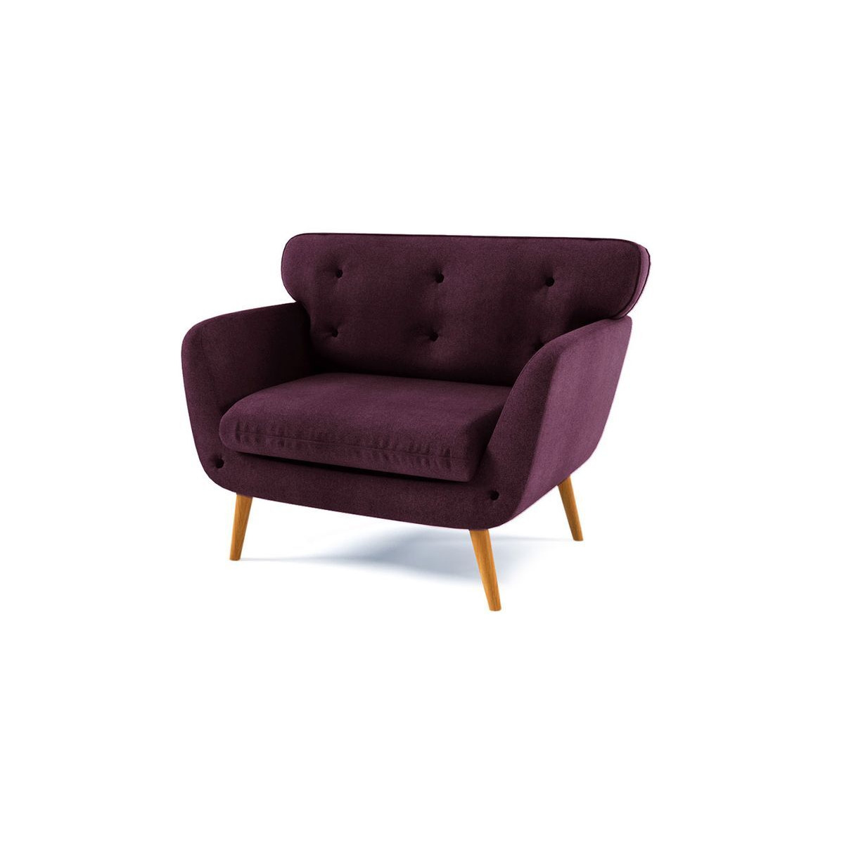 Rea Armchair, purple - image 1