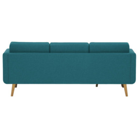 Brest Left Hand Corner Sofa, turquoise - thumbnail 2
