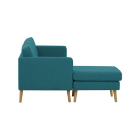 Brest Left Hand Corner Sofa, turquoise - thumbnail 3