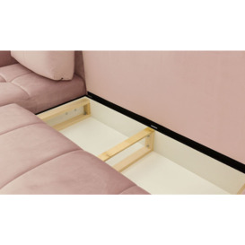 Globe Corner Sofa Bed, lilac - thumbnail 2