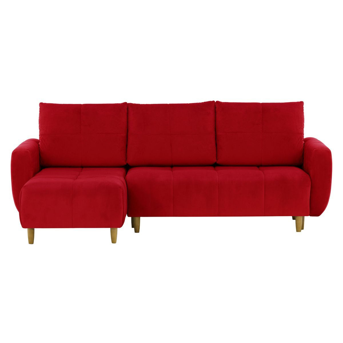 Globe Corner Sofa Bed, dark red - image 1