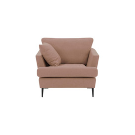 Content Armchair, pastel pink