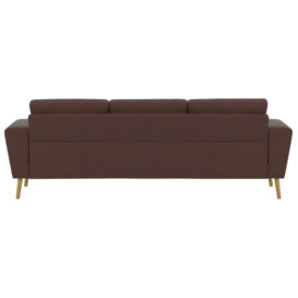 Cosy Fold-Out Sofa Bed, burgundy - thumbnail 2