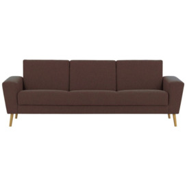 Cosy Fold-Out Sofa Bed, burgundy - thumbnail 1