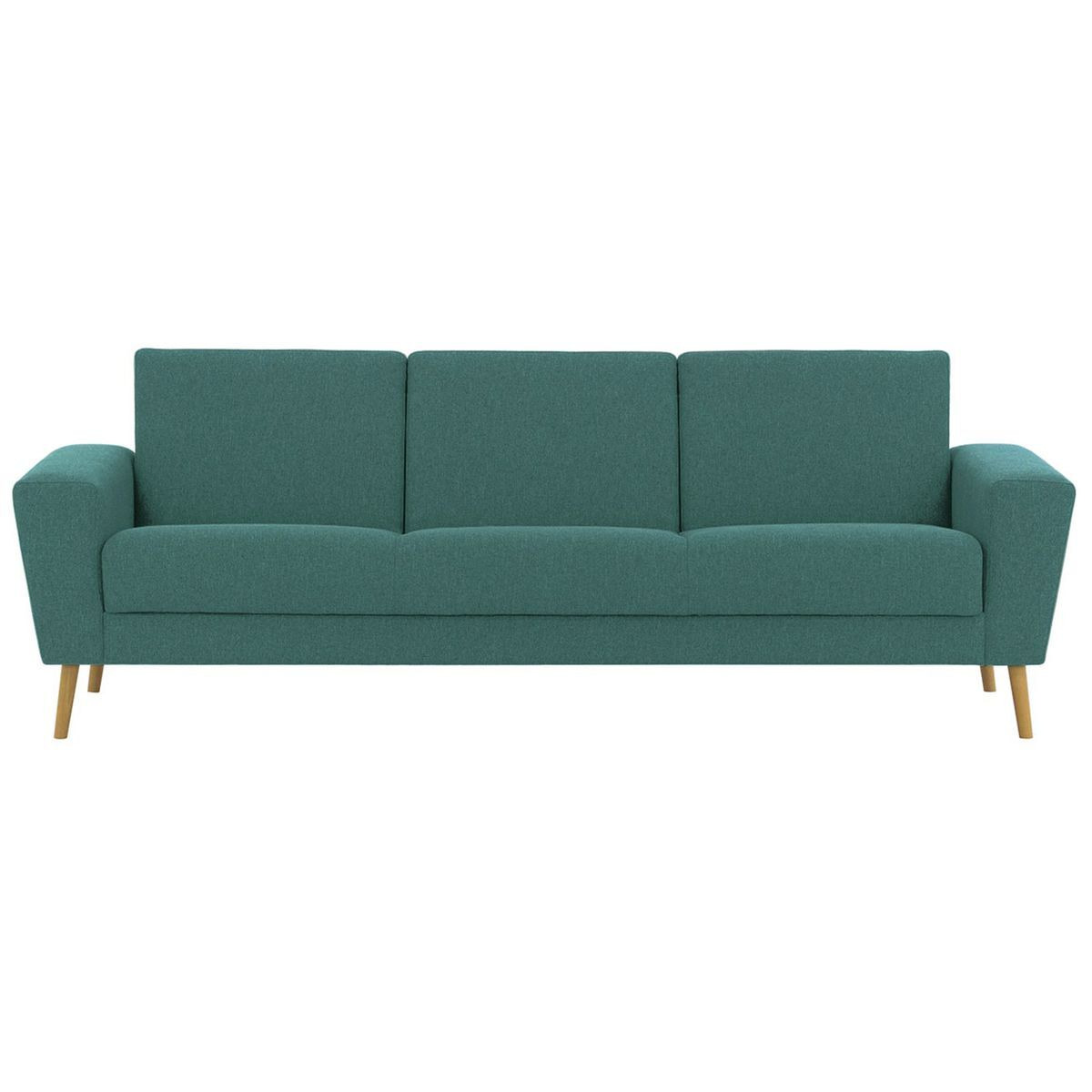 Cosy Fold-Out Sofa Bed, turquoise - image 1