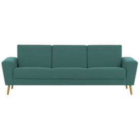 Cosy Fold-Out Sofa Bed, turquoise