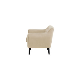 Varde Velvet 2 Seater Sofa, light beige - thumbnail 3