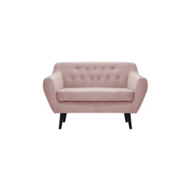 Varde Velvet 2 Seater Sofa, lilac - thumbnail 1