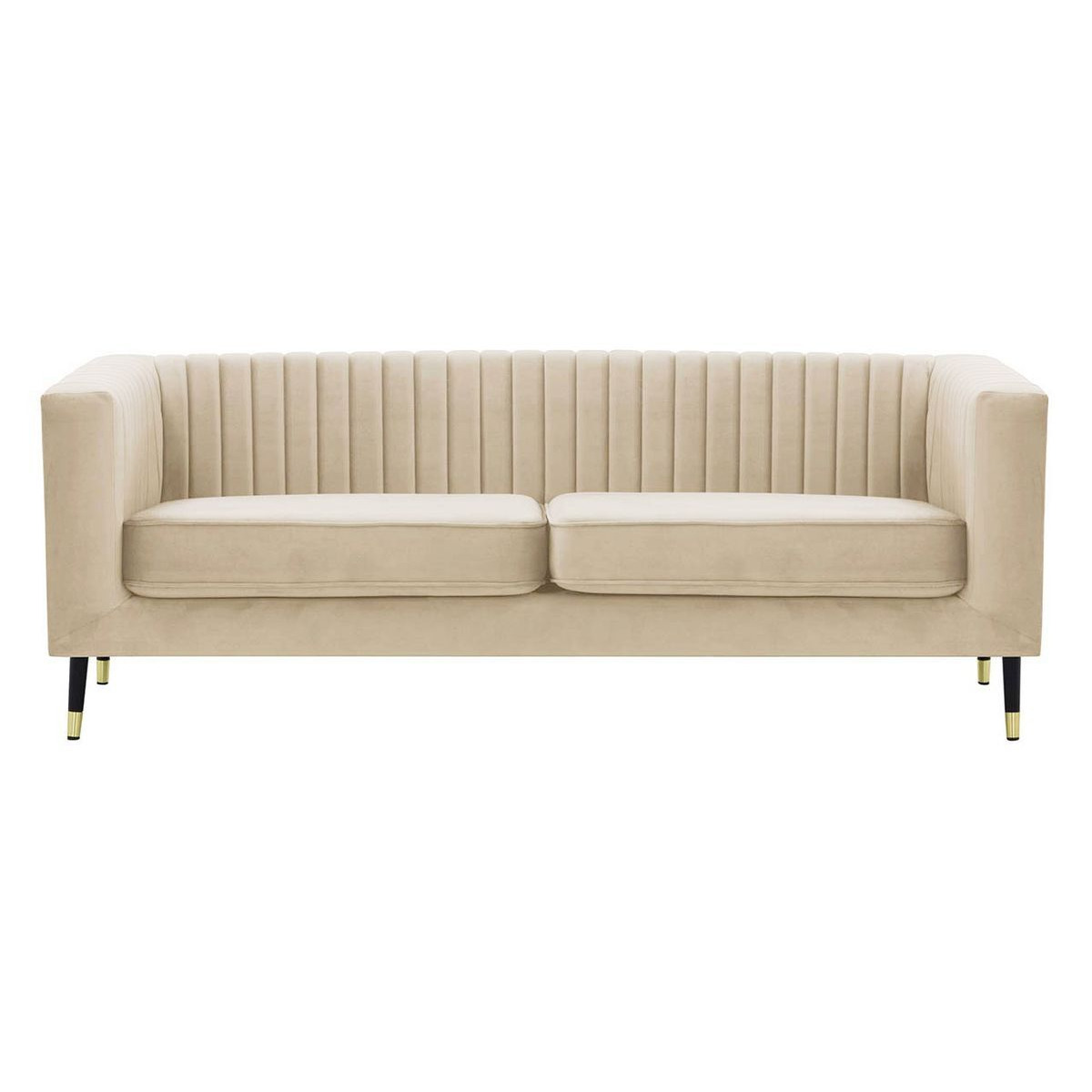 Slender 3 Seater Sofa, light beige - image 1