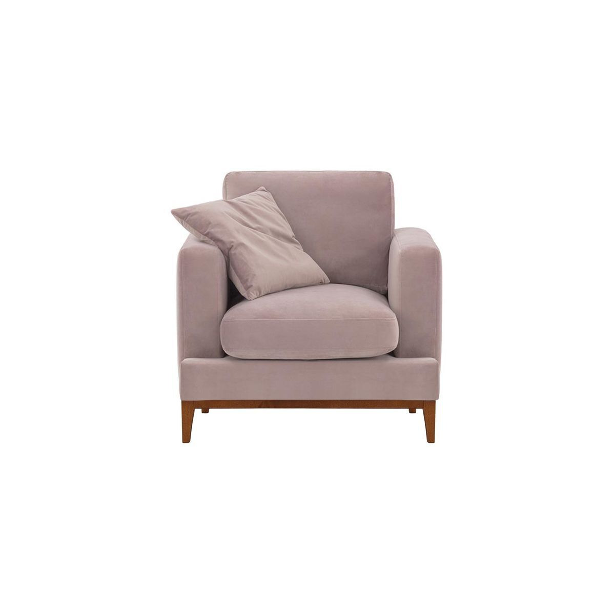 Covex Wood Armchair, lilac, Leg colour: aveo - image 1