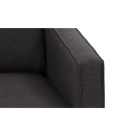 Coco 2 Seater Sofa, dark grey - thumbnail 3