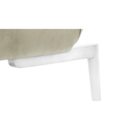 Lull Click-Click Sofa Bed, mink, Leg colour: white - thumbnail 2