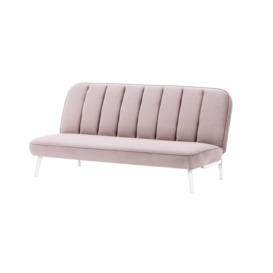Lull Click-Click Sofa Bed, lilac, Leg colour: white