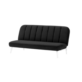 Lull Click-Click Sofa Bed, black, Leg colour: white
