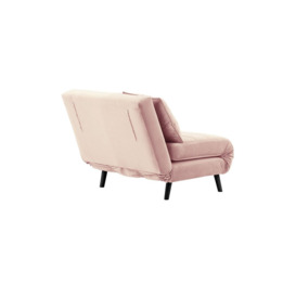 Flic Small Sofa Bed - width 103 cm, lilac, Leg colour: black - thumbnail 2