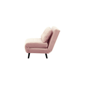 Flic Small Sofa Bed - width 103 cm, lilac, Leg colour: black - thumbnail 3