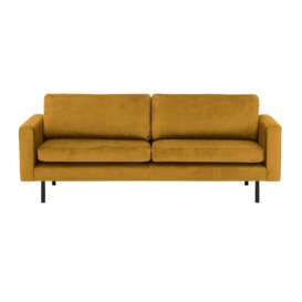 Lioni 3 Seater Sofa, golden - thumbnail 1