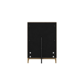 Marlon 3ft Single Bed Frame with luxury deep button quilted headboard, mink, Leg colour: wax black - thumbnail 2